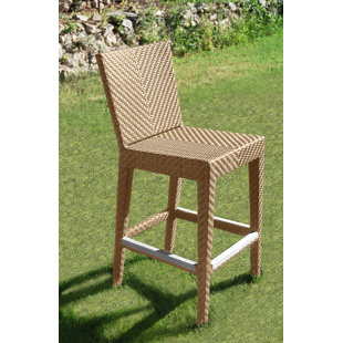 PANAMA JACK OUTDOOR Wicker Outdoor 30'' Bar Stool