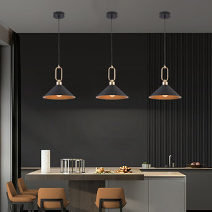 WILLISTON FORGE Skaghe 3 - Light Matte Black Retro Dome Hanging Pendant Light
