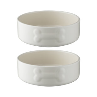 MASON CASH Petsware Dog Bowls (Set of 2)