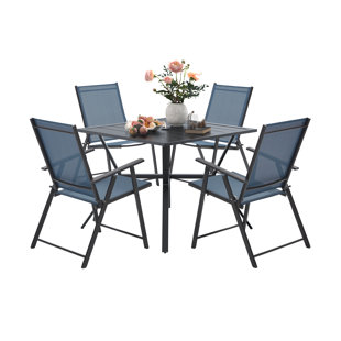 SOL 72 OUTDOOR™ Bonar 4 - Person Square Outdoor Dining Set
