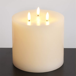 THE PARTY AISLE™ Unscented Flameless Pillar Candle