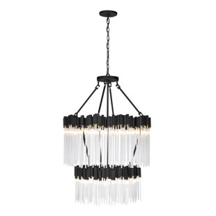 VARALUZ Matrix 14 - Light Dimmable Tiered Chandelier