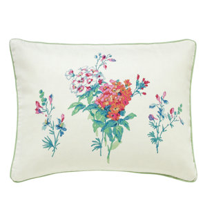 SANDERSON OPTIONS Floral Rectangular Scatter Cushion Kissen Kissen mit Füllung