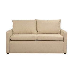 ZTOZZ Convertible Loveseat Sleeper Sofa With Storage
