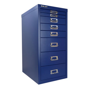 BISLEY 11'' Wide 8 -Drawer Steel File Cabinet