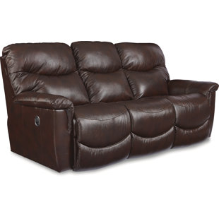 LA-Z-BOY James Leather Match Reclining Sofa