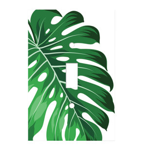 RIGHTSIDE DESIGN Nature Themed 1 - Gang Toggle Light Switch Standard Wall Plate