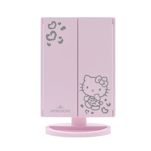 IMPRESSIONS VANITY · COMPANY Hello Kitty Trifold LED Tri-Tone Makeup Mirror with Magnification