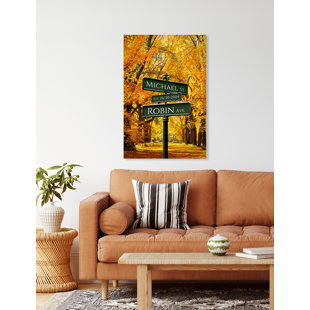 IPIC Love Across America: Autumnal Affection in Central Park. Personalized Canvas Wall Art with Name
