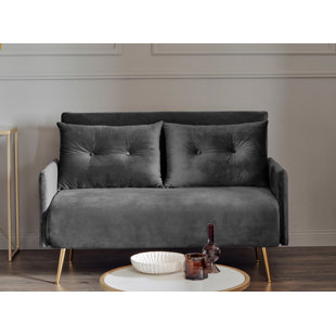 JAHNKE Chillax Twin 51.97'' Upholstered Cushioned Convertible Sofa
