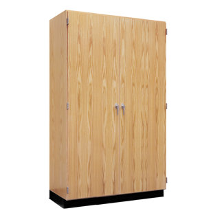 DIVERSIFIED WOODCRAFTS Access Quick-Ship Tall General Storage Cabinet, Solid Doors