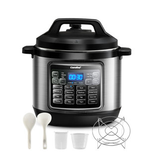 COMFEE' 16 in 1 Electric Pressure Cooker 8QT Rice Slow Cooker Olla de Presion 8 QT 24H Timer