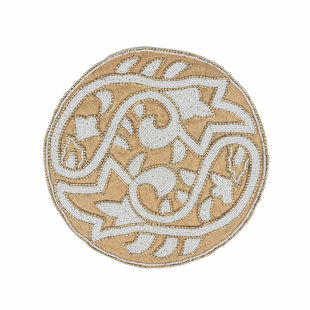 TRUNKIN' Glass Beads Round Placemat (Set of 2)
