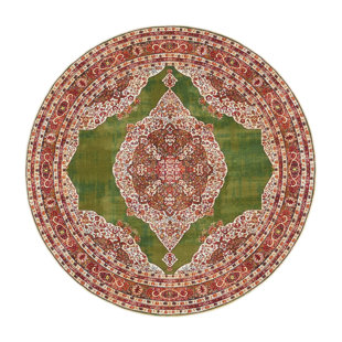 LANGLEY STREET® Folmar Oriental Green/Red Area Rug