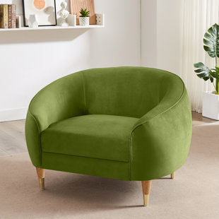 MERCER41 Janith 38.18inch Upholstered Barrel Chair