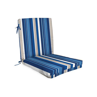 PLOW & HEARTH Outdoor 4'' Lounge Chair Seat / Back Cushion