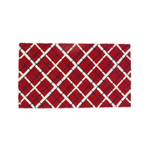 PLOW & HEARTH Patriotic Rectangle 2' x 3'6" Indoor/Outdoor Area Rug