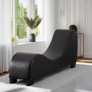 AFIA PREMIUM COLLECTION Vegan Leather Chaise Lounge