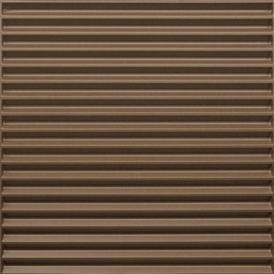 FROMPLAINTOBEAUTIFULINHOURS Corrugated 2ft. x 2ft. Drop-In PVC Lite Ceiling Tile (Set of 24)