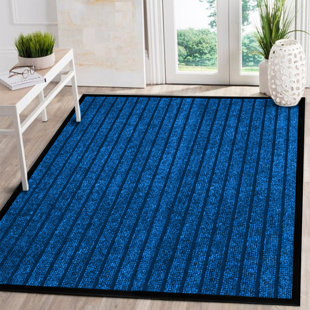 LATITUDE RUN Jiyeon Heavy Duty Rubber Barrier Mat Non Slip Indoor/ Outdoor Door Mats Hallway Runner Rug Kitchen Rugs