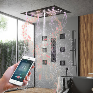 SMART LIVING&TECHNOLOGY Thermostatic All-In-One Kit with Rough in-Valve