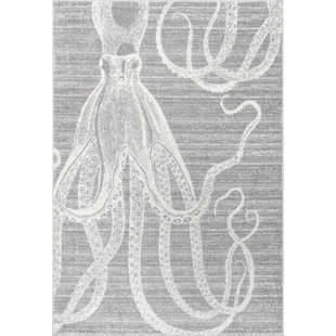 THOMAS PAUL Gray/White Area Rug