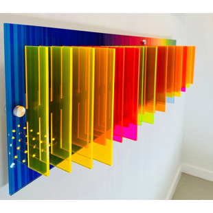 UNIQSTIQ Handmade Modern Abstract Wall Decor on Acrylic