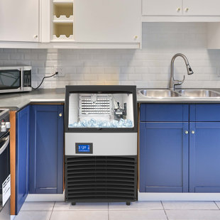 Jeremy Cass 350 Lb. Daily Production Cube Clear Ice Freestanding Ice Maker