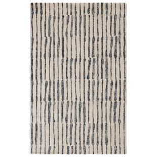 FOUNDSTONE™ Georgia Handmade Black/White Rug
