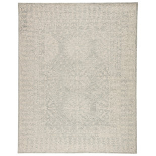 CANORA GREY Pfeifer Handmade Hand Tufted Rayon Gray Rug