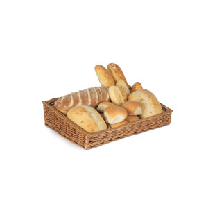 ALPEN HOME Willow Flat Display Tray Basket