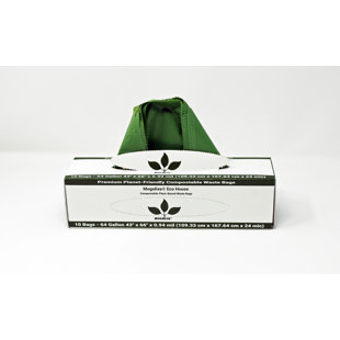Mogalixe Compostable 64-Gal. Trash Bags (Set of 10)