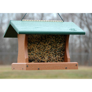 WOODLINK Metal Hanging Hopper Bird Feeder