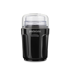 Proctor Silex Sound Shield Coffee Grinder, Sound Shield Technology, Grinds Enough To Make Up To 12 Cups, 80402