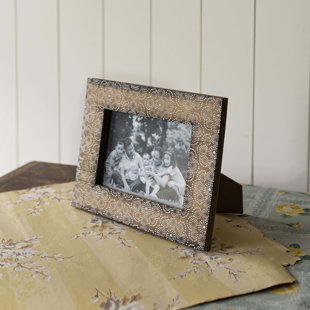 FORESIDE HOME & GARDEN White Wood Picture Frame