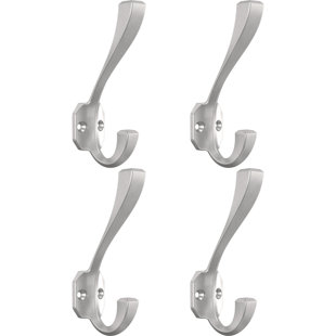 FRANKLIN BRASS Napier Zinc Die Cast Wall Hook (Set of 4)