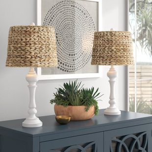 MISTANA™ Arcola Resin Buffet Lamp (Set of 2)