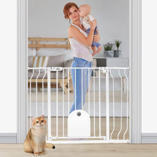 DEVA FRONSA Baby Gate with Cat Door