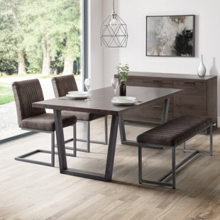 JULIANBOWEN Essgruppe Brooklyn mit 4 Stühlen