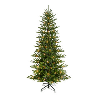 THE HOLIDAY AISLE® Lighted Spruce Christmas Tree