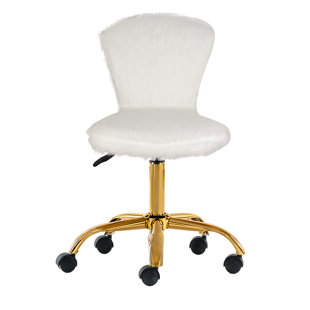 MERCER41 Cammack Faux Fur Task Chair