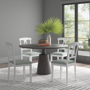 LARK MANOR™ Alnesha Fabric Side Chair in Gray (Set of 4)