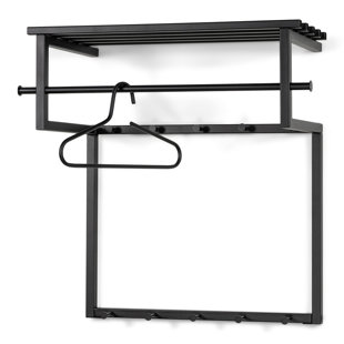SPINDER DESIGN Rizzoli Metal Wall 10 - Hook Wall Mounted Coat Rack