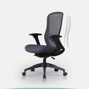 INBOX ZERO Ergonomic Mesh Swivel Desk Chair with Adjustable Seat Depth and Lumbar Support