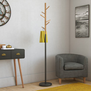 MISTANA Steel Freestanding Coat Rack