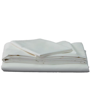 MEADOWPARK 100% Long Staple Cotton Sateen 400 Thread Count Sheet Set