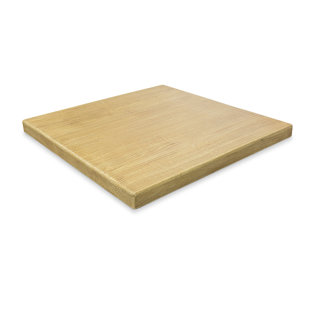 TRUEFORM CONCRETE Plank WoodForm Concrete® Square Table Top for Indoor and Outdoor Use - Wood Grain Look, Feel, and Texture