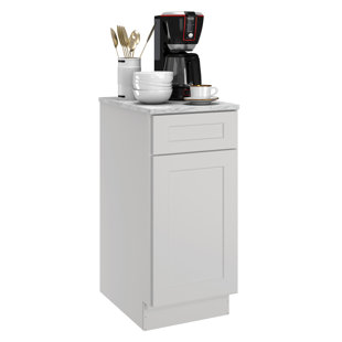 HOMEIBRO Base Cabinet with Adjustable Shelves and Soft Close