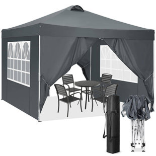 HIMIMI 10 Ft. W x 10 Ft. D Steel Pop-up Canopy