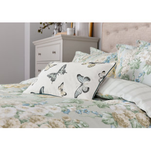 SANDERSON OPTIONS Floral Rectangular Scatter Cushion Kissen Kissen mit Füllung